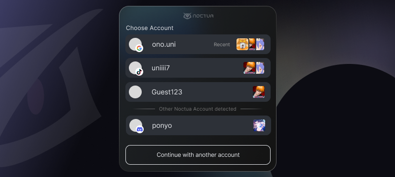 Account Selection